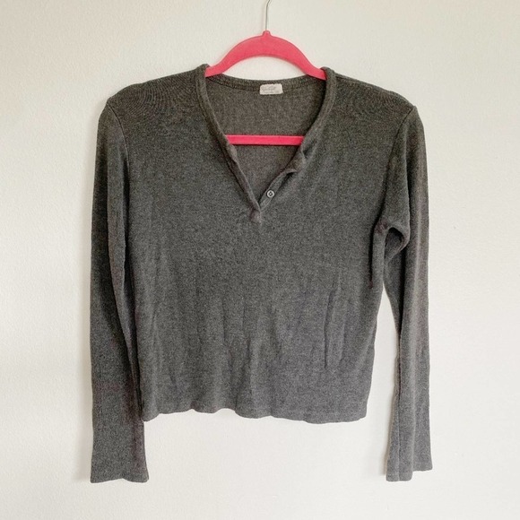 Pacsun John Galt Delilah Henley Sweater - Picture 1 of 2